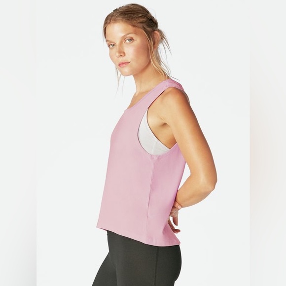 JUSTFAB ACTIVE NWOT Pink Athletic Tank Top, Size L. - Picture 3 of 12